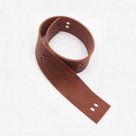 LAMELLE SUCEUR ARRIERE ROUGE POUR AUTOLAVEUSE TSM BRIO 35 NV  LONG 520 MM / EP 3MM