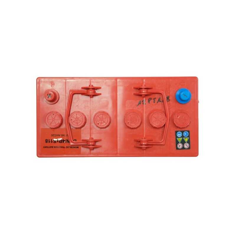 BATTERIE ACIDE PLAQUES TUBULAIRES 12V 118 AH-C5  Dimensions: LG 345MM X LARG 170MM X HT 285MM