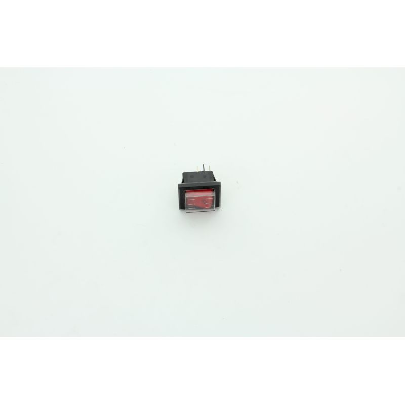 INTERRUPTEUR A BASCULE ROUGE LUMINEUX 240 VOLTS PROTEGE POUR AUTOLAVEUSE ICA